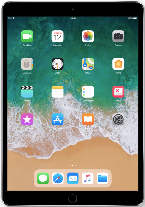   The dock, similar to the MacOS dock, is a great advance for the iPad — it isn